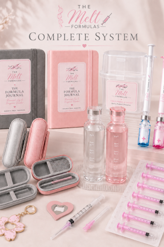 The Melt Formulas Luxe Kit The Complete Formula system.