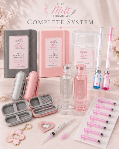 The Melt Formulas Luxe Kit The Complete Formula system.