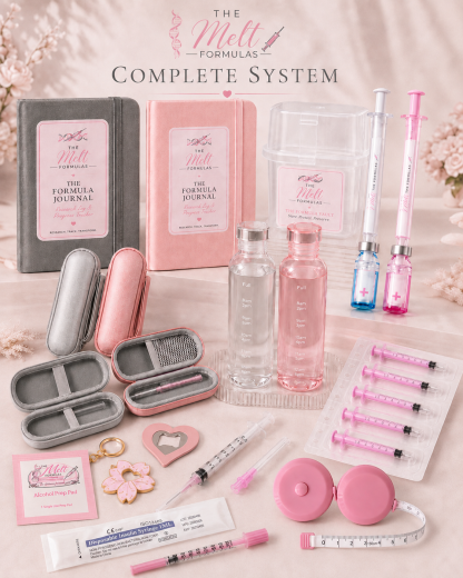 The Melt Formulas Luxe Kit The Complete Formula system.